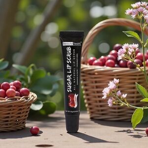 Beauty Treats Cranberry Sugar Lip Scrub Cruelty Free Moisturizing Exfoliation